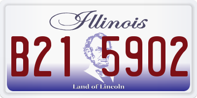 IL license plate B215902