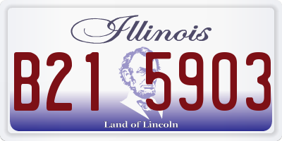 IL license plate B215903