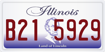 IL license plate B215929