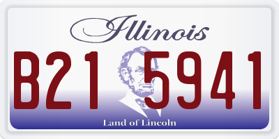 IL license plate B215941