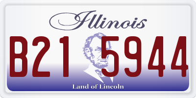 IL license plate B215944