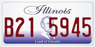 IL license plate B215945