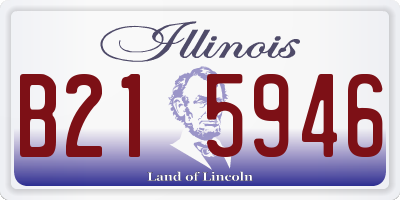IL license plate B215946