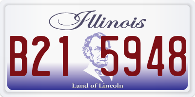IL license plate B215948