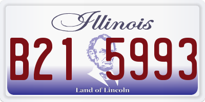 IL license plate B215993