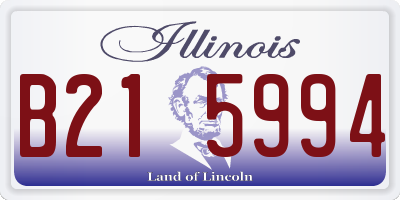 IL license plate B215994