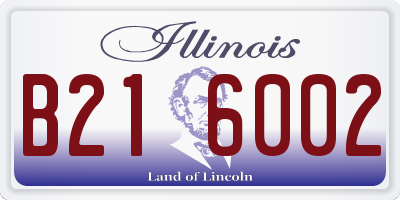 IL license plate B216002