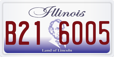 IL license plate B216005