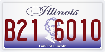 IL license plate B216010