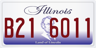 IL license plate B216011