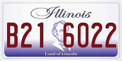 IL license plate B216022