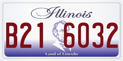 IL license plate B216032