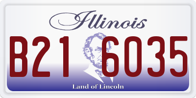 IL license plate B216035