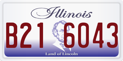 IL license plate B216043