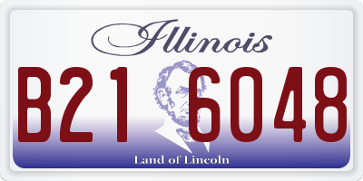 IL license plate B216048