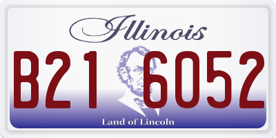 IL license plate B216052