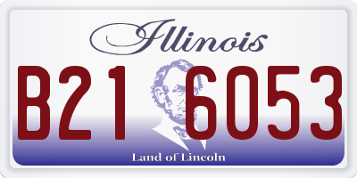 IL license plate B216053
