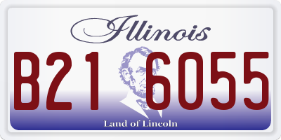 IL license plate B216055