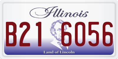IL license plate B216056