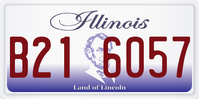 IL license plate B216057