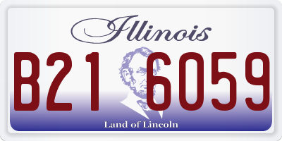IL license plate B216059