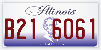 IL license plate B216061