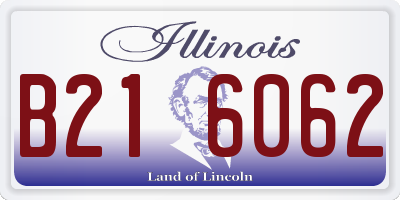 IL license plate B216062