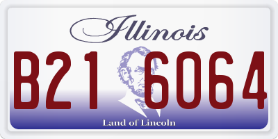 IL license plate B216064