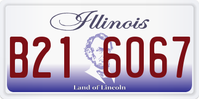 IL license plate B216067