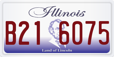 IL license plate B216075