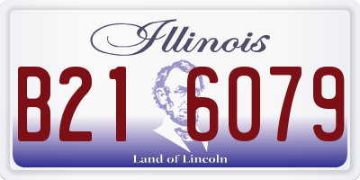 IL license plate B216079