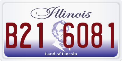 IL license plate B216081