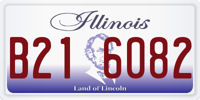 IL license plate B216082