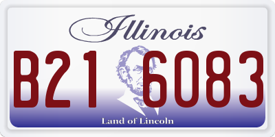 IL license plate B216083
