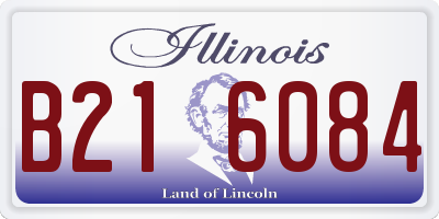 IL license plate B216084