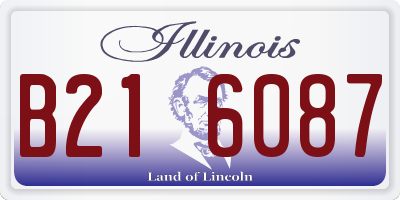 IL license plate B216087