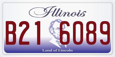 IL license plate B216089
