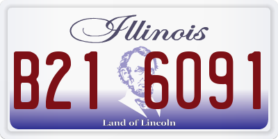 IL license plate B216091