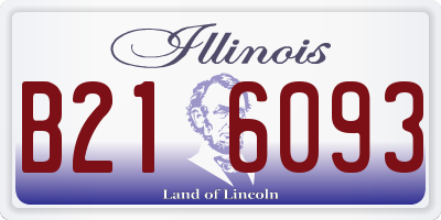 IL license plate B216093