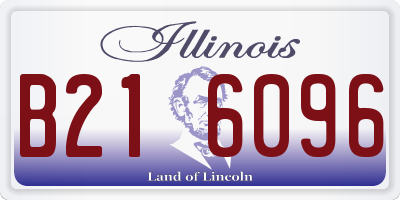 IL license plate B216096