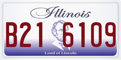 IL license plate B216109
