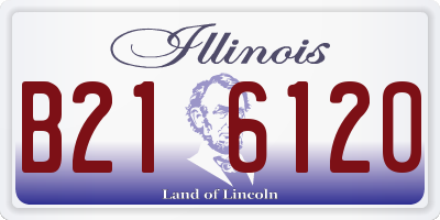 IL license plate B216120