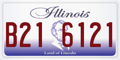 IL license plate B216121