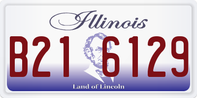 IL license plate B216129