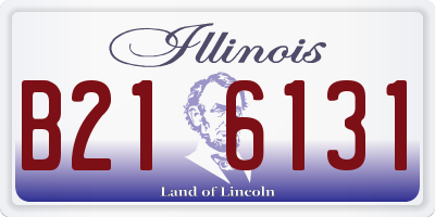 IL license plate B216131