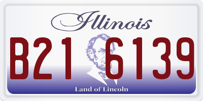 IL license plate B216139