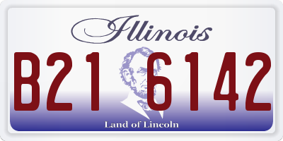 IL license plate B216142