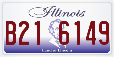 IL license plate B216149