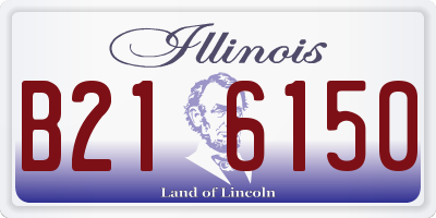 IL license plate B216150