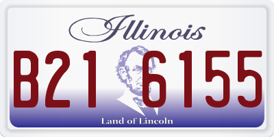 IL license plate B216155